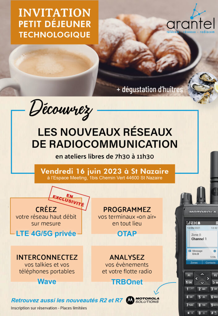 Invitation petit déjeuner radio